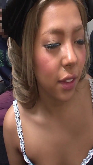 Cowgirl Addict Tsubasa. Wild Black Gal Covered in Endless White Release. – 3