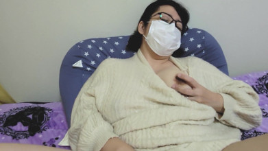 A Married Woman Spreads Her Legs and Masturbates Lewdly