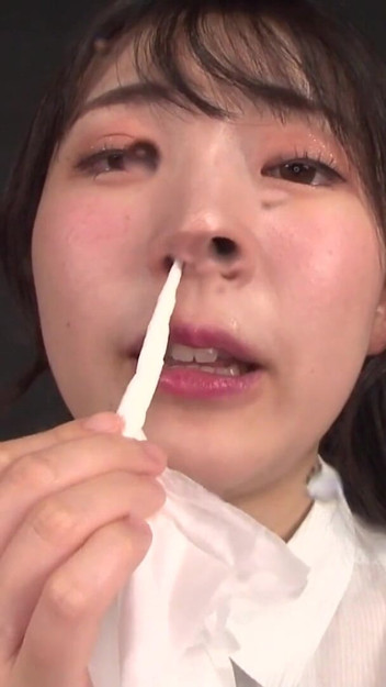 Hikaru Minazuki – Japanese Nose Fetish – She Rubs Her Sticky Snot All Over Your Face!