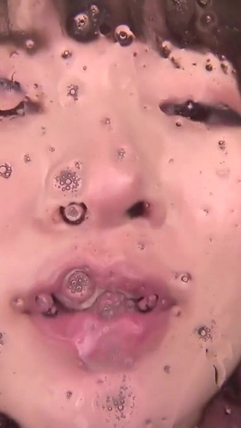 Mei Kamisaka Licks Your Face – Mouth Fetish – Japanese Saliva