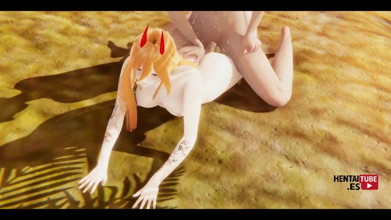 Chainsaw Man Hentai – Power Fucked in the Beach – Asian Japanese Manga Anime Porn