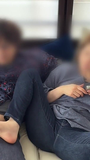 Married Woman Tormented with a Vibrator on the Sofa