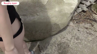 Slender Married Beauty Caught by Her Husband, a Beach Escape Turns Eerie at an Unsettling Location